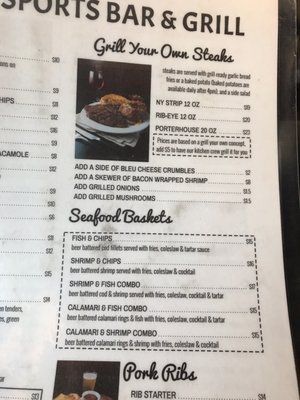 IB Forum Sports Bar & Grill menu 3