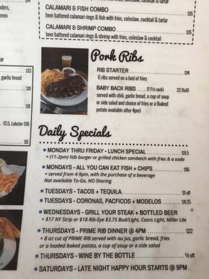 IB Forum Sports Bar & Grill menu 4